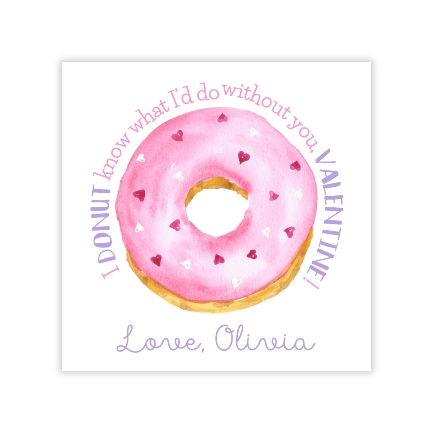 Donut Valentine (Pink)