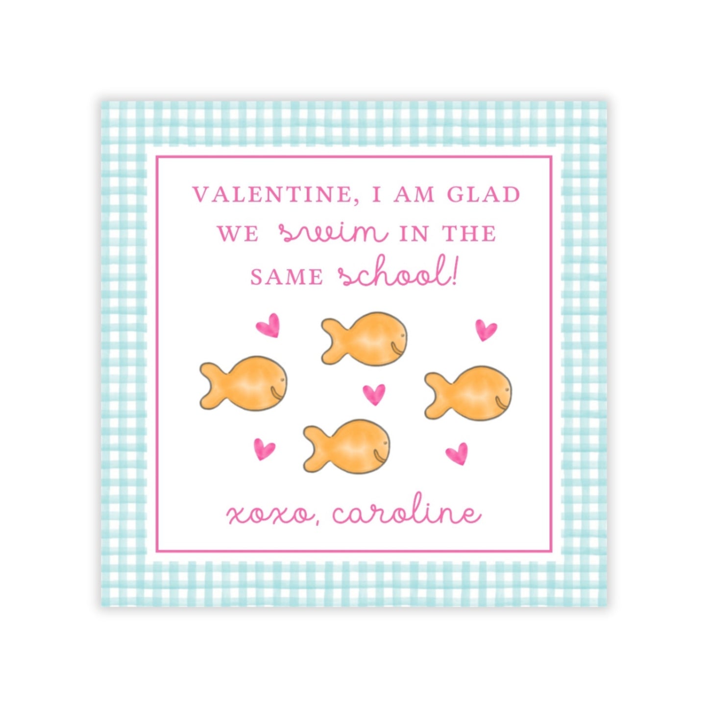Goldfish Valentine (Pink)