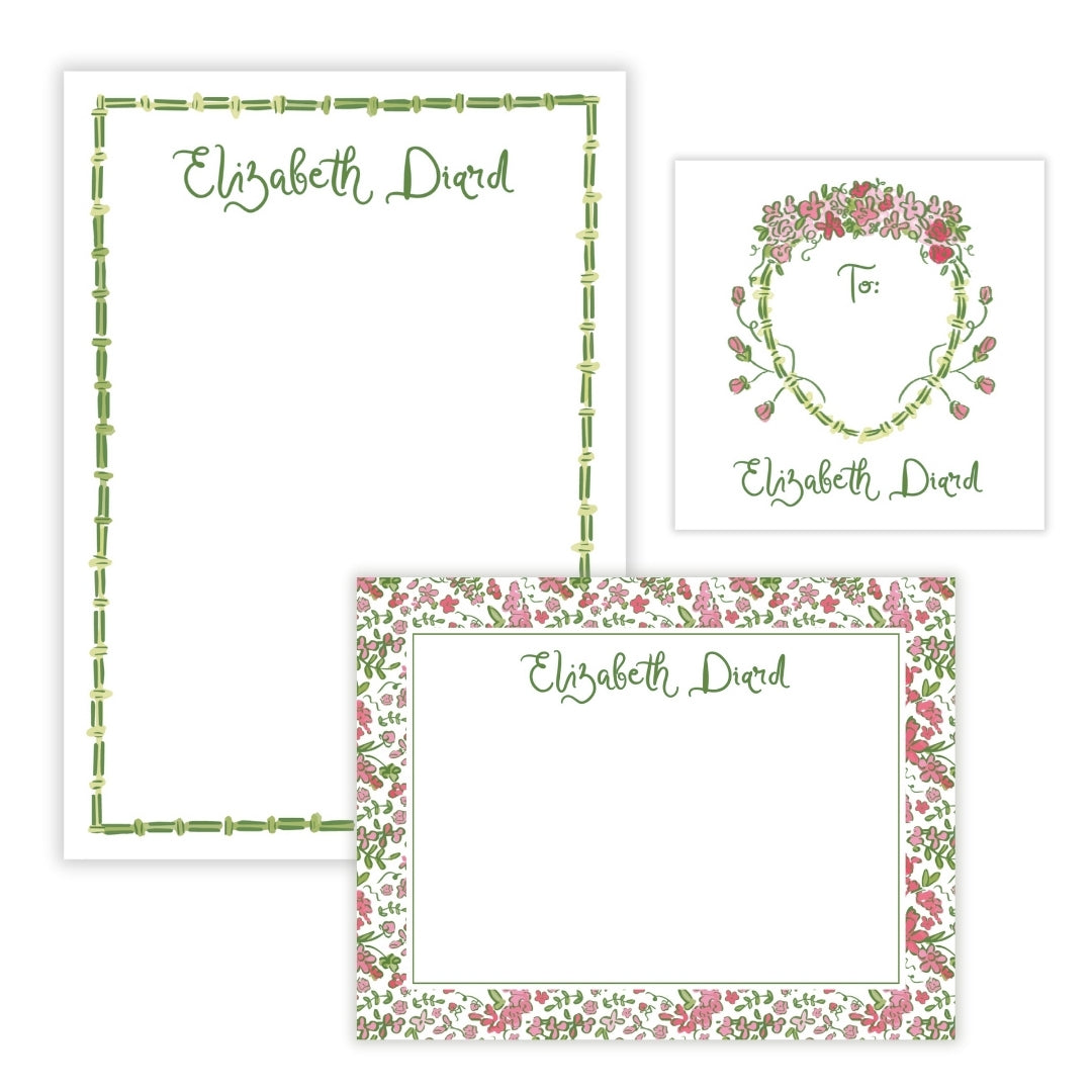 Secret Garden Mother’s Day Stationery Gift Set (Custom Bundle)
