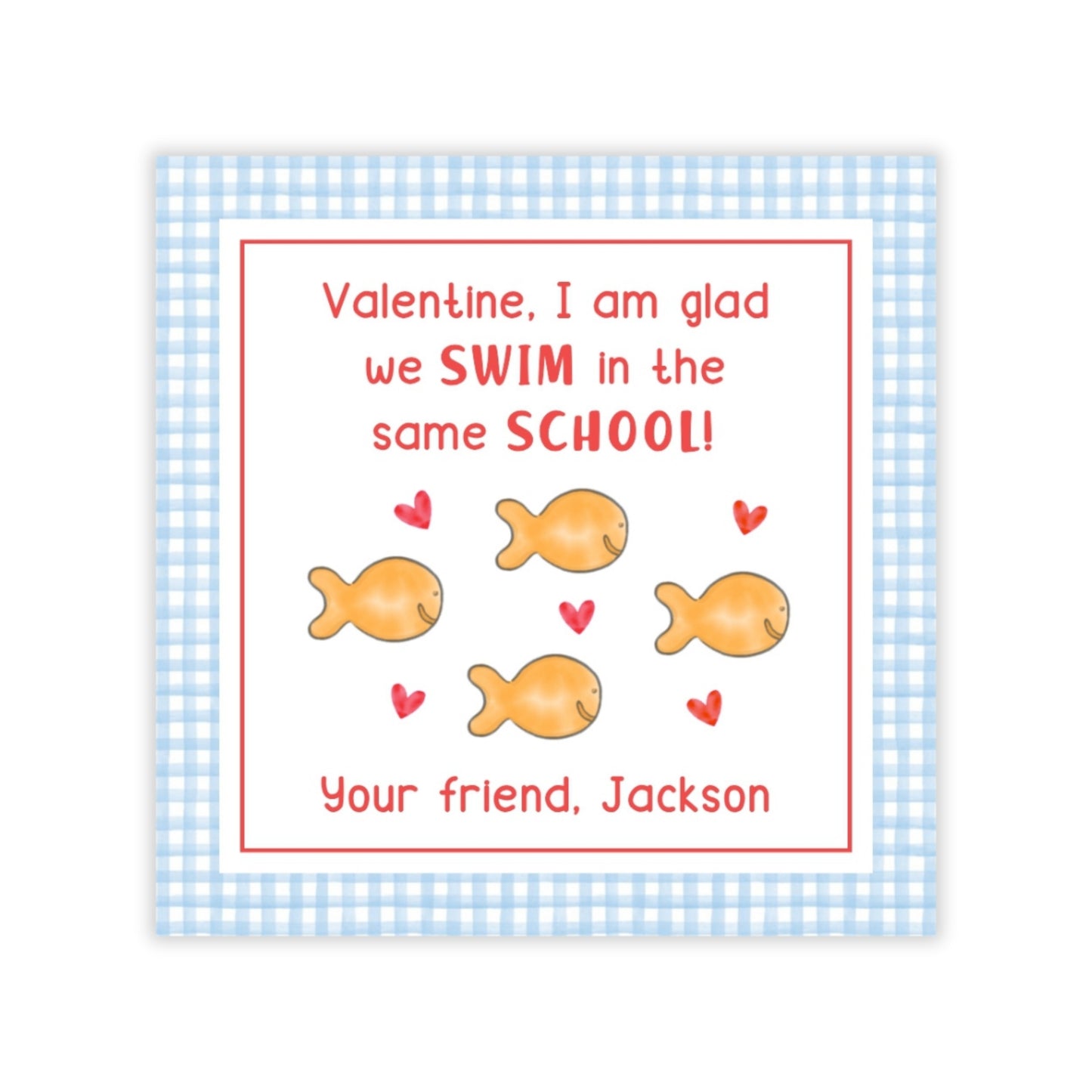 Goldfish Valentine (Red)