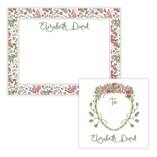 Secret Garden Personalized Stationery Gift Set (Custom Bundle)
