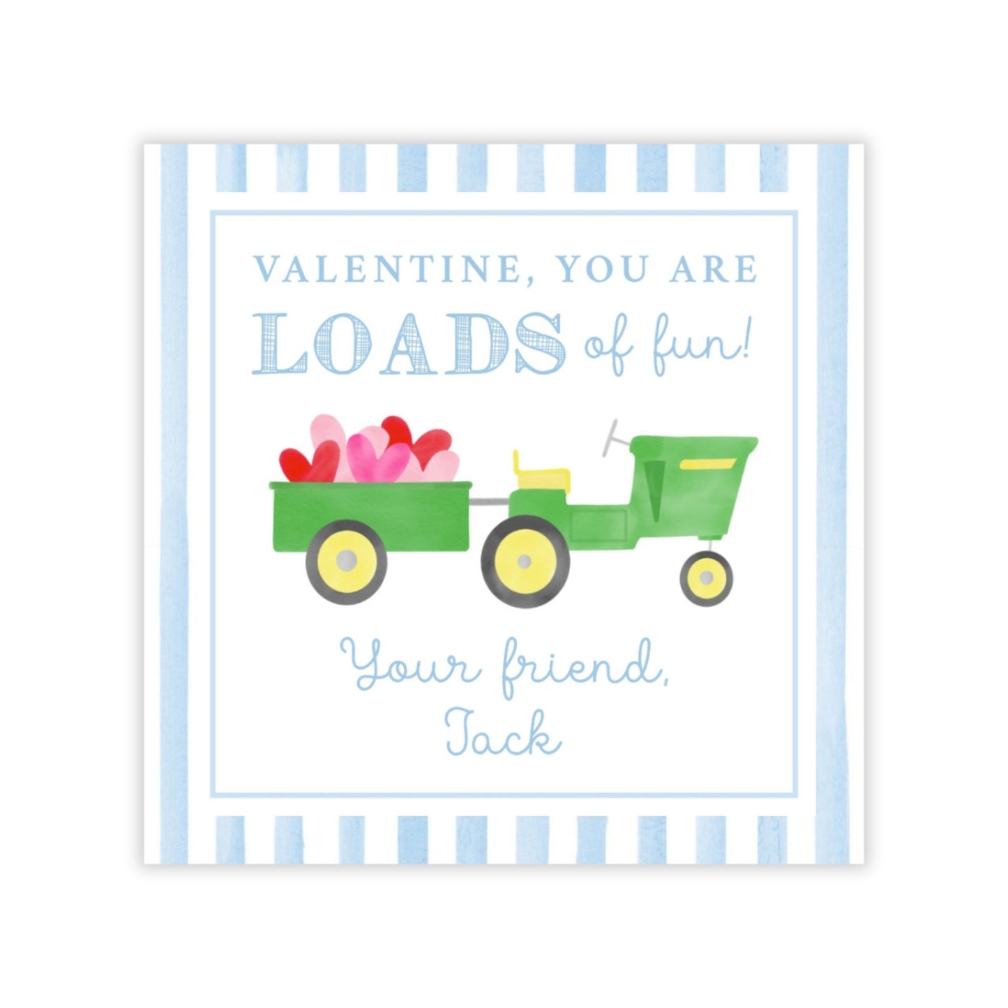 Tractor Valentine