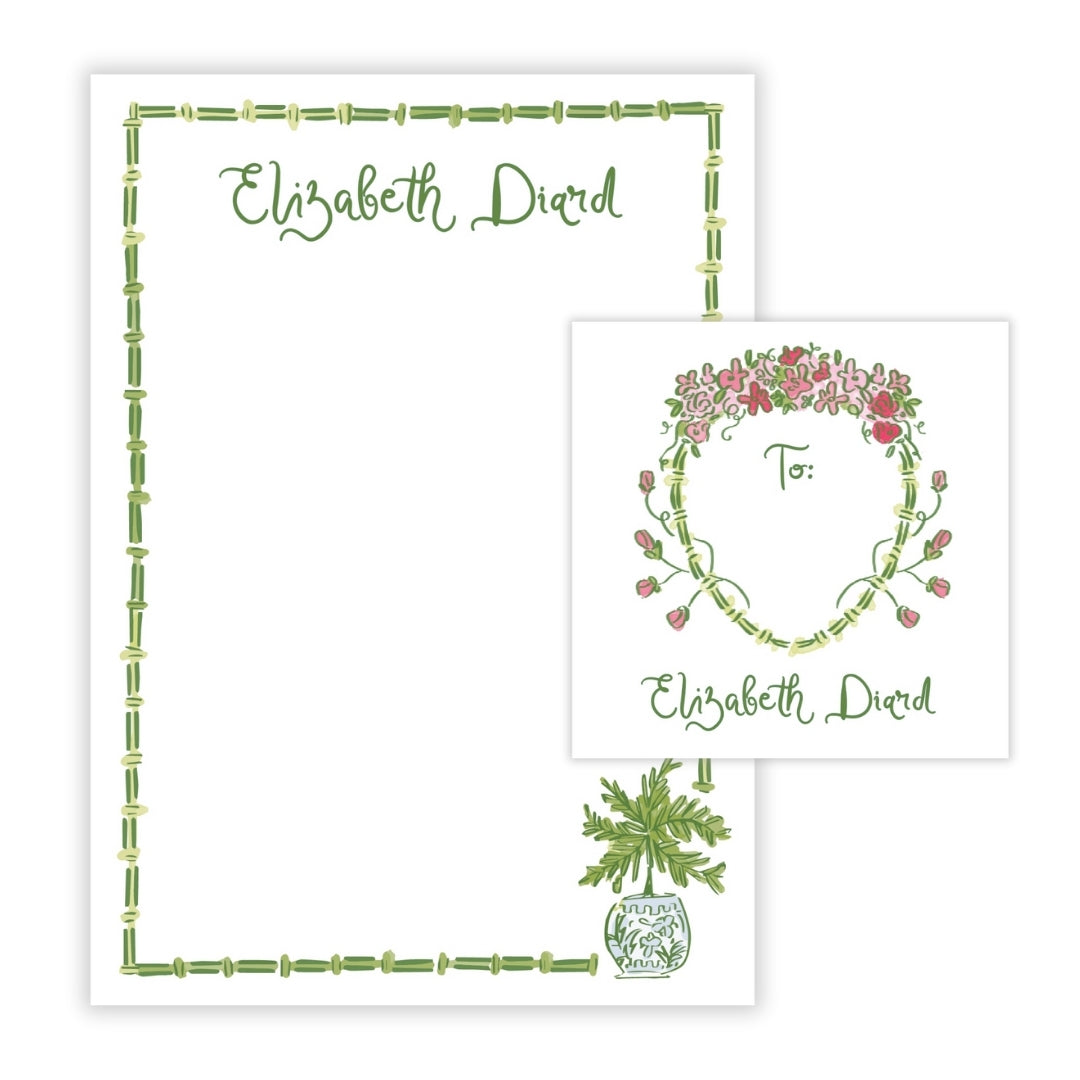 Secret Garden Mother’s Day Stationery Gift Set (Custom Bundle)