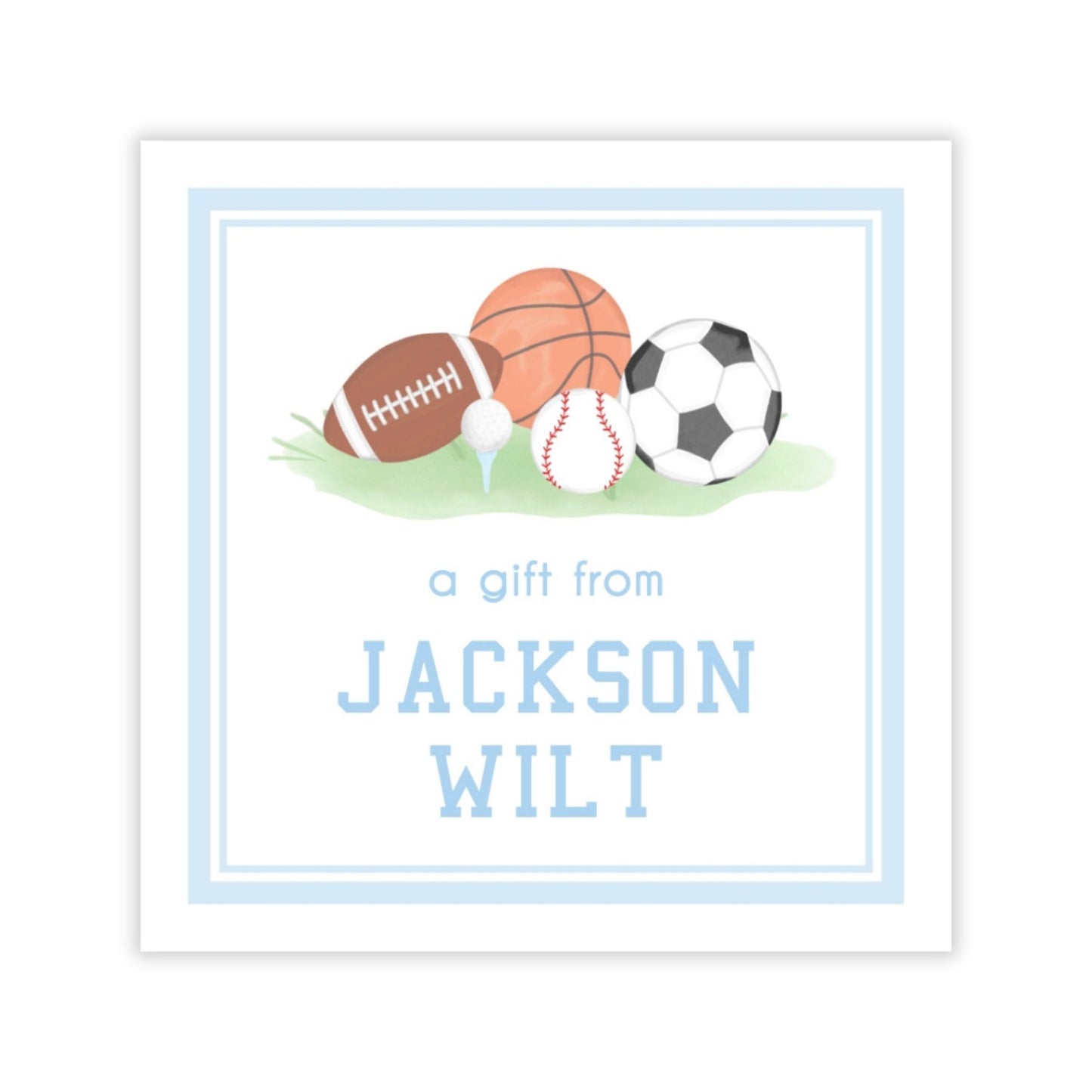 Sports Gift Tag