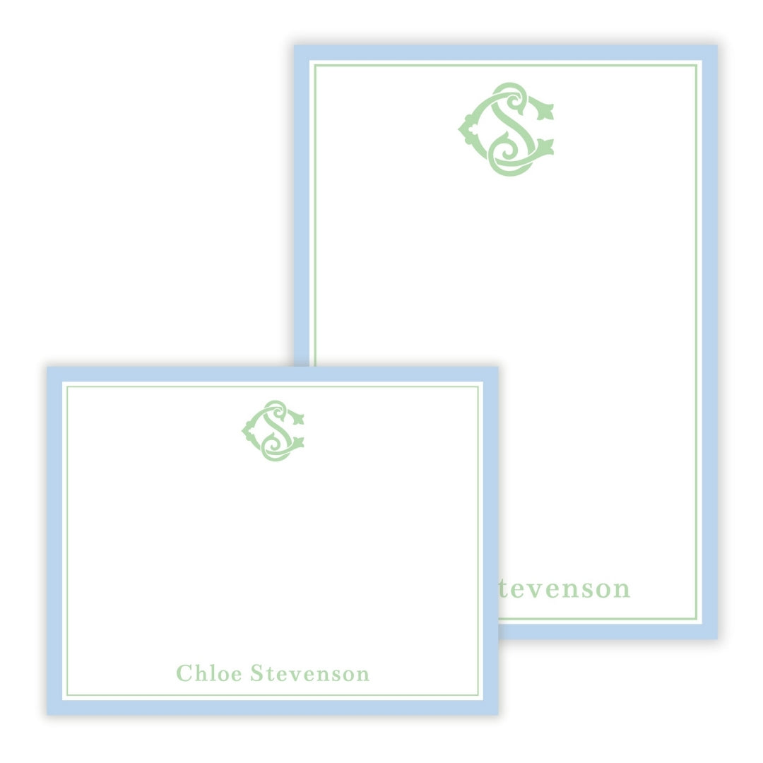 Monogram Chic Personalized Stationery Gift Set (Custom Bundle)