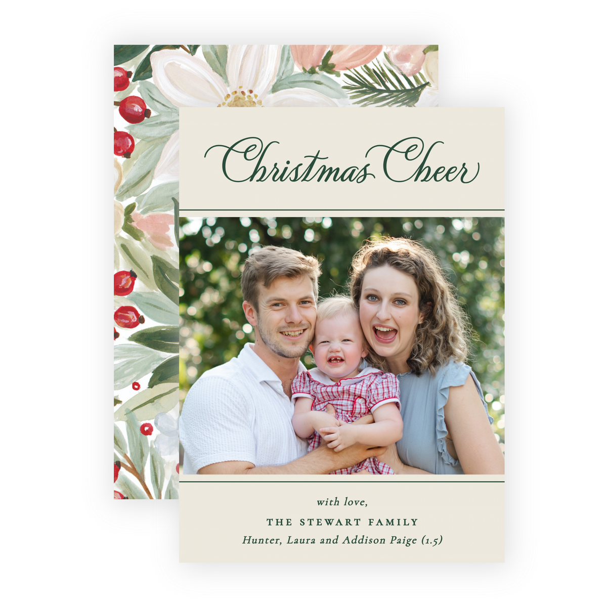 Christmas Photo Card - Winterberry Garden 6