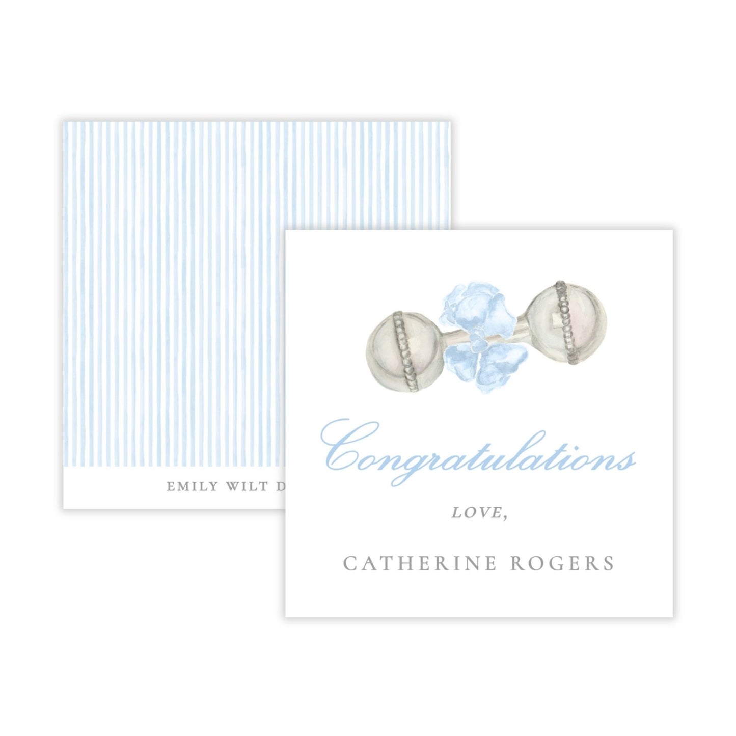 Congratulations Gift Tag (Blue)