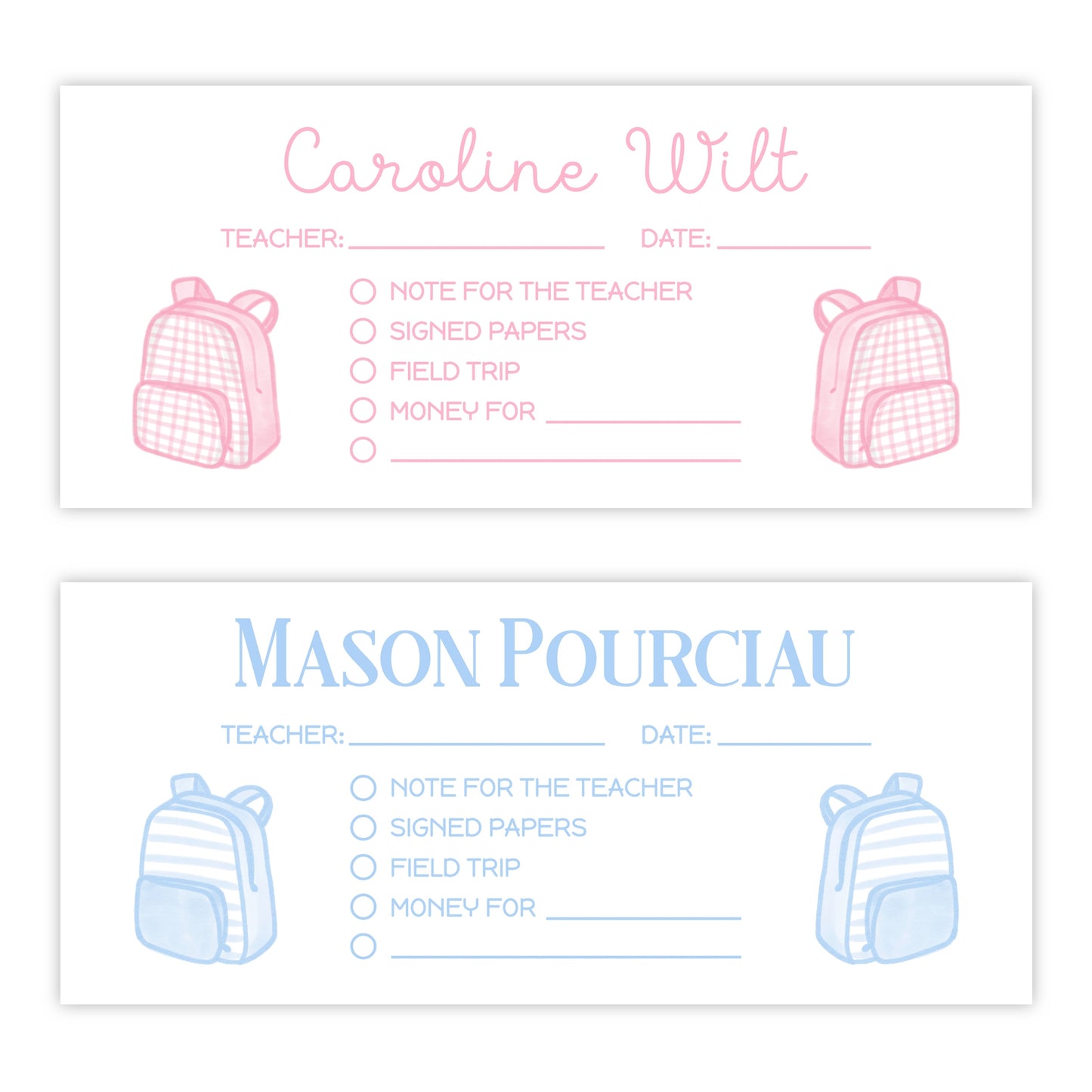 School Money Communication Envelopes (Set of 20)