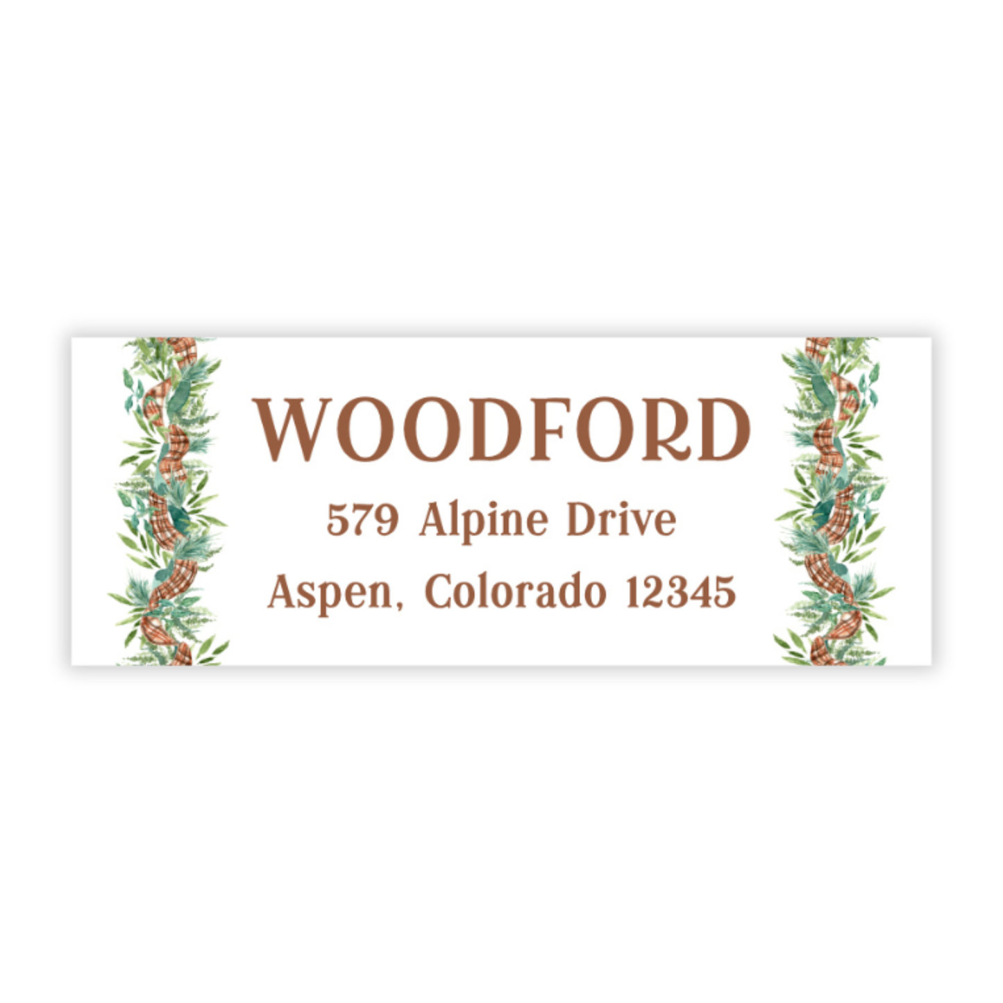 Christmas Address Labels - Woodland Christmas