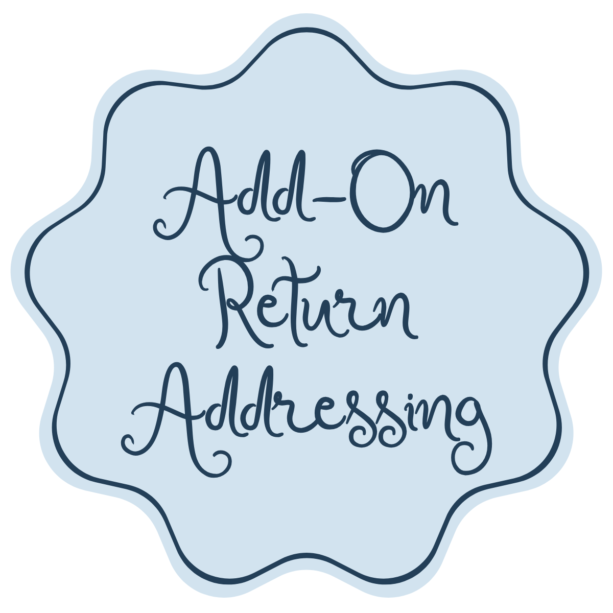 Add-On | Return Addressing (Invitations)