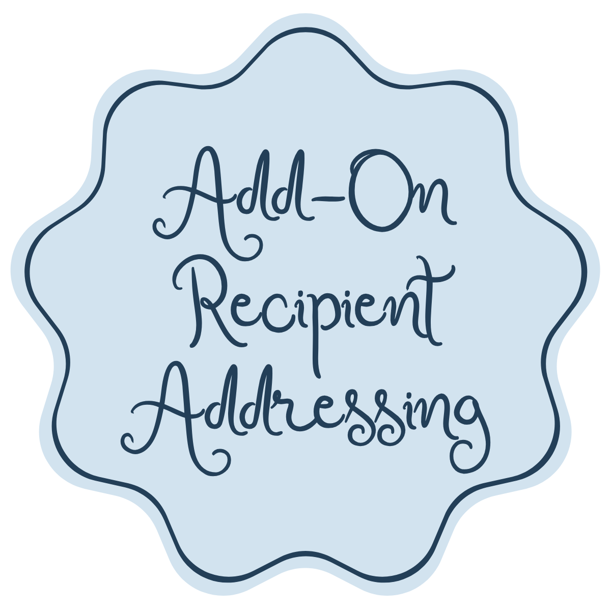 Add-On | Recipient Addressing (Invitations)