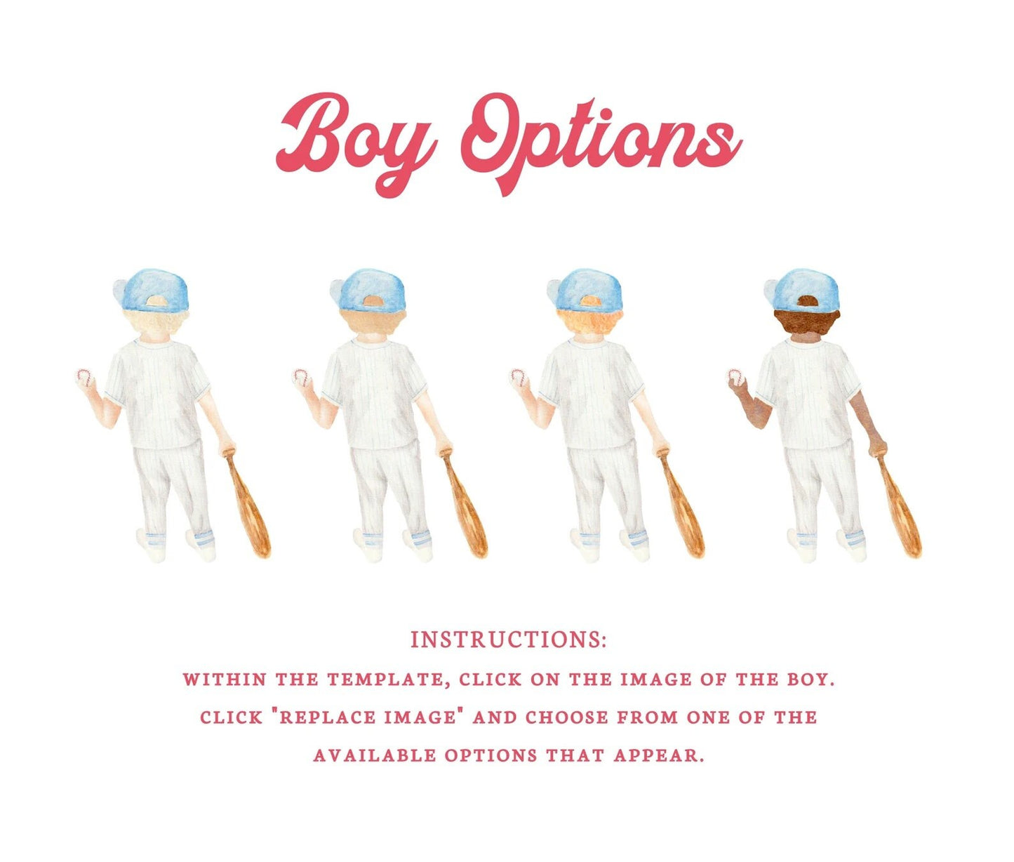 Baseball First Birthday Party Invitations