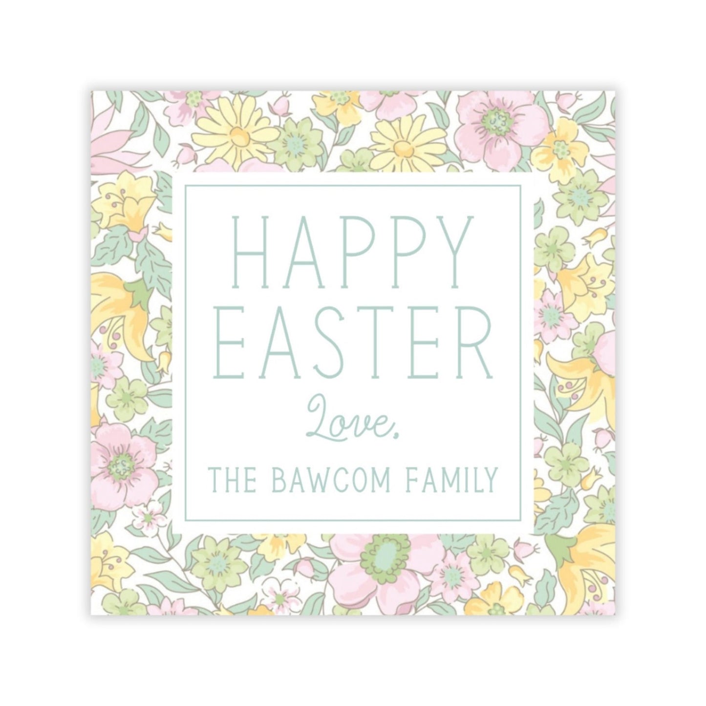 Happy Easter Ditsy Floral Gift Tags