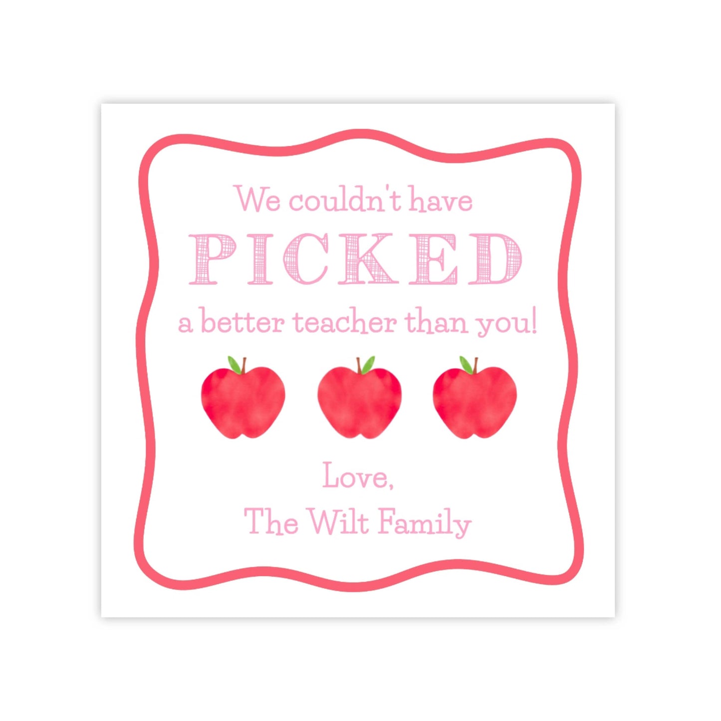 PRINTABLE Teacher Appreciation Gift Tag