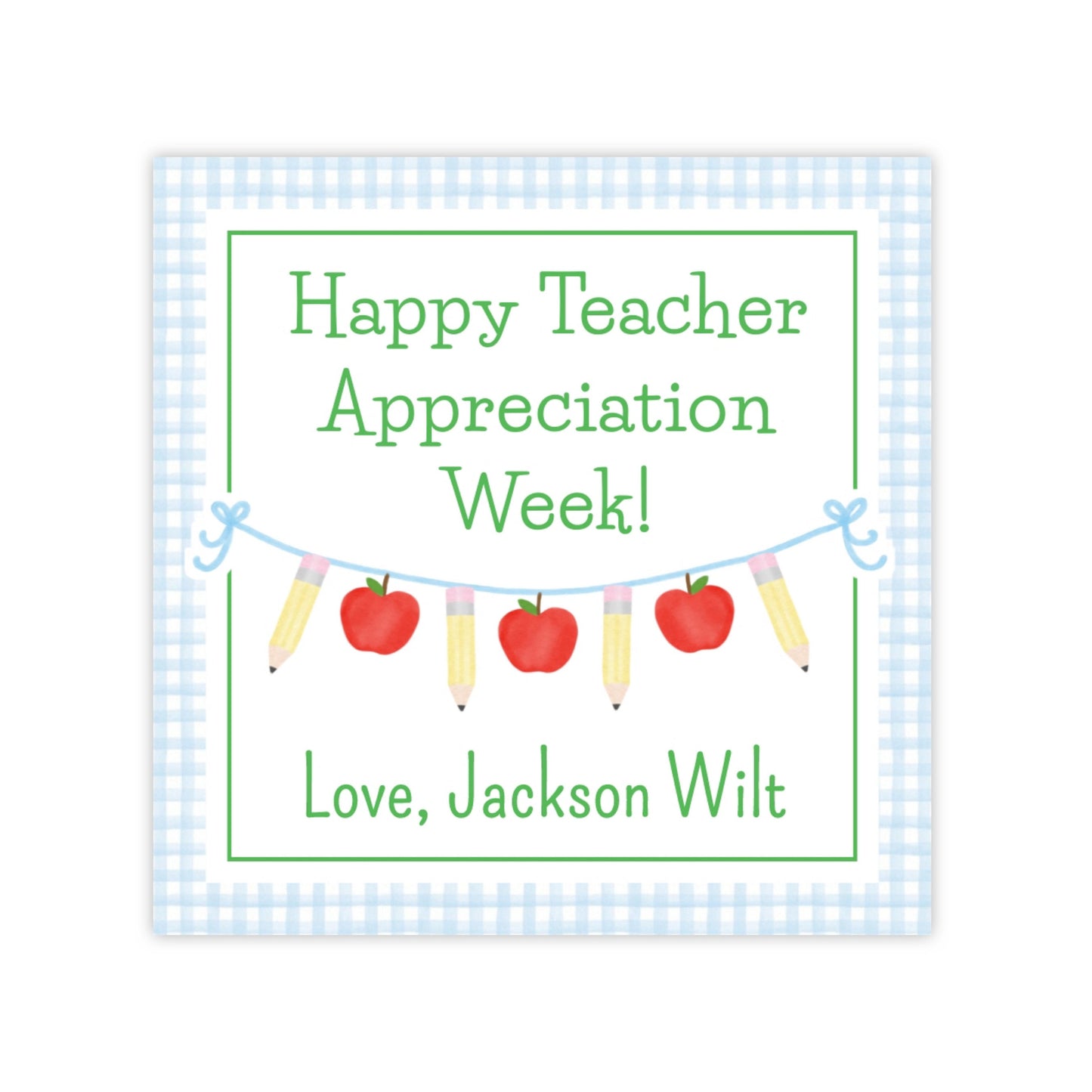 PRINTABLE Teacher Appreciation Gift Tag