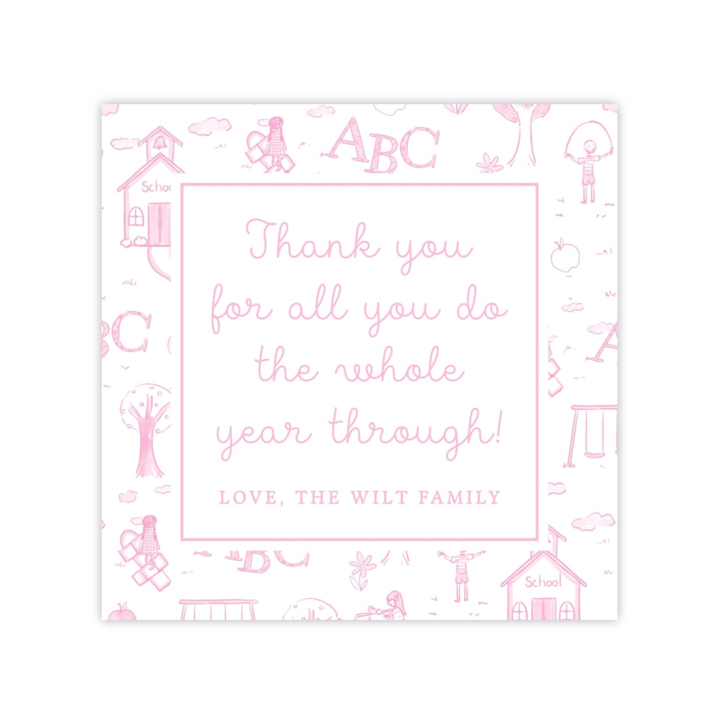 PRINTABLE Teacher Appreciation Gift Tag