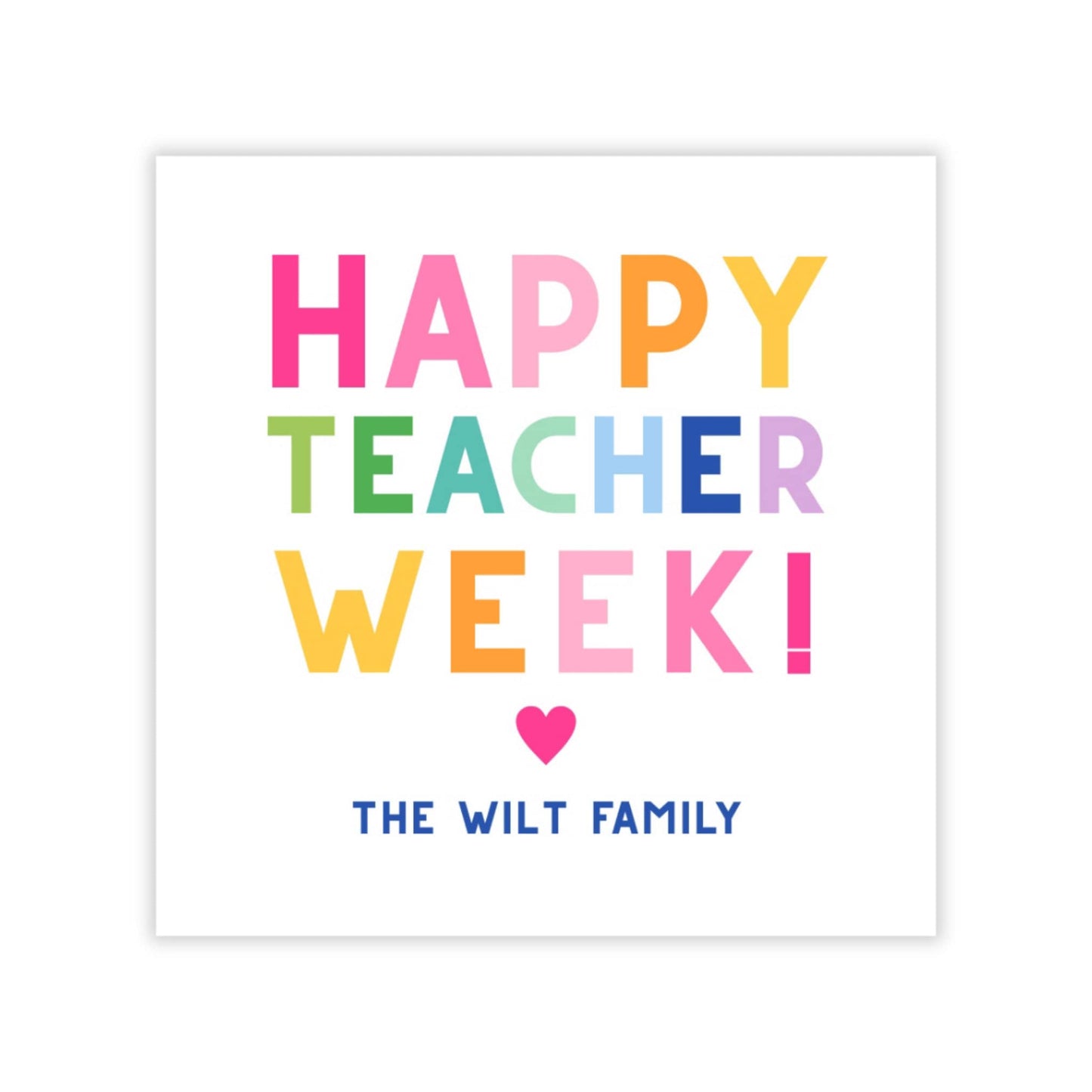 PRINTABLE Teacher Appreciation Gift Tag