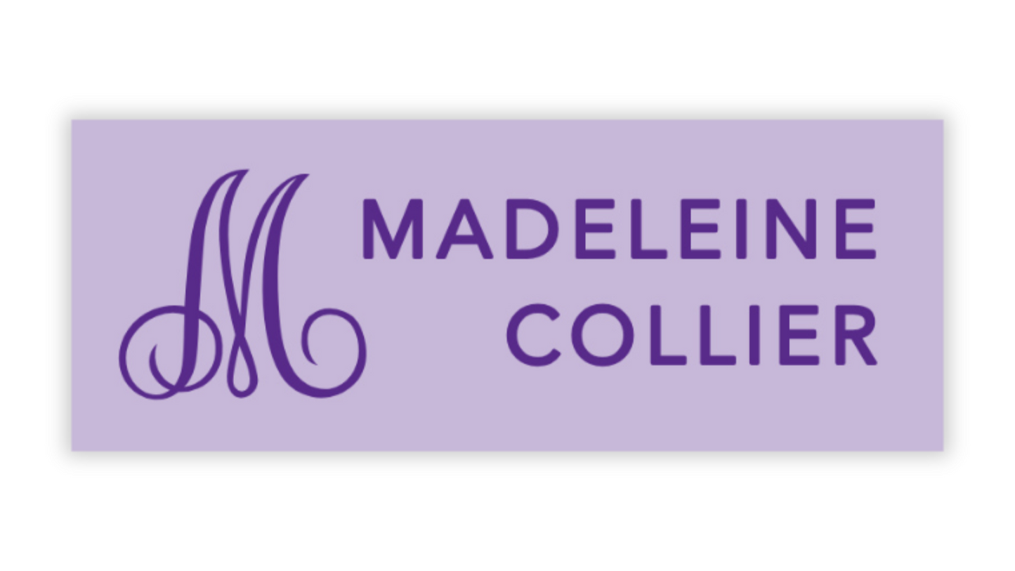 Personalized Water-Resistant Name Labels for School Supplies | 60 Pack (1x2.625") | Monogram - Purple