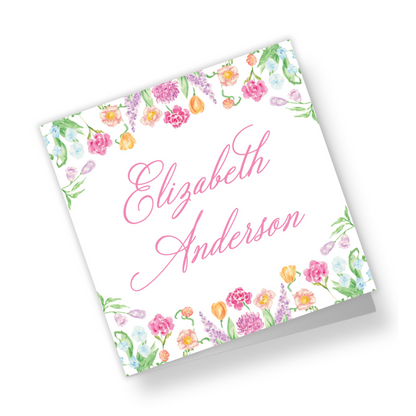 Genevieve's Garden Personalized Folded Gift Tags with Envelopes