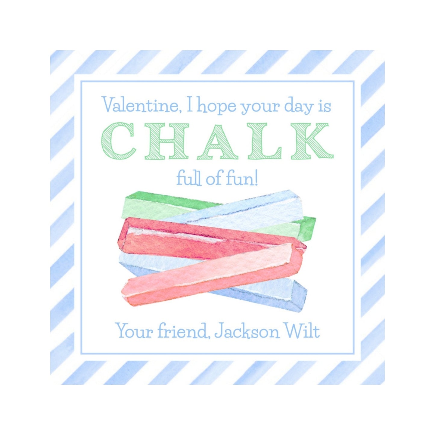 Chalk Valentine (Blue)