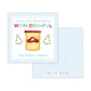 Holiday Gift Tags or Stickers for Kids - Holiday Doh (Blue)