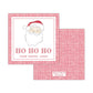Holiday Gift Tags or Stickers for Kids - Santa (Red)