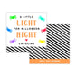 Kids Halloween Tags or Stickers - Glow Sticks