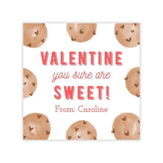 Chocolate Chip Cookie Valentine