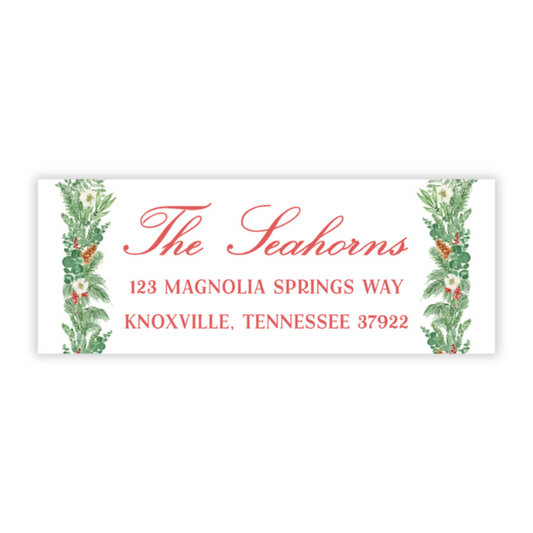 Christmas Address Labels - Magnolia Pines