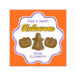 Kids Personalized Halloween Treat Tag - Peanut Butter Chocolate Candy