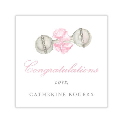Congratulations Gift Tag (Pink)