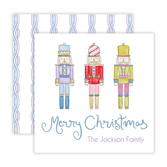 Holiday Gift Tags or Stickers - Festive Nutcrackers