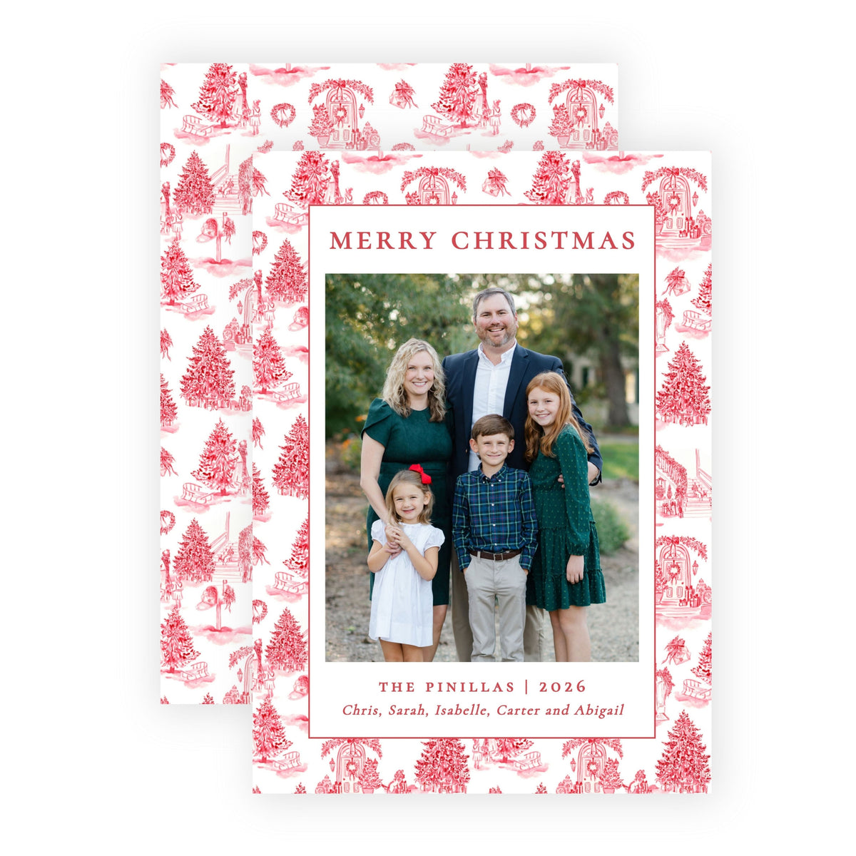 Christmas Photo Card - Scarlet Christmas 3