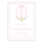 Golden Retriever Baby Shower Invitations (Pink)