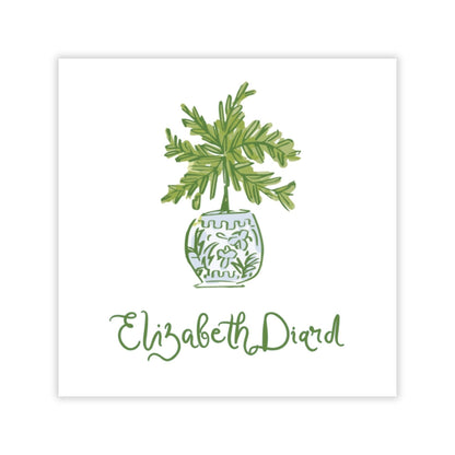 Secret Garden Topiary Gift Tag