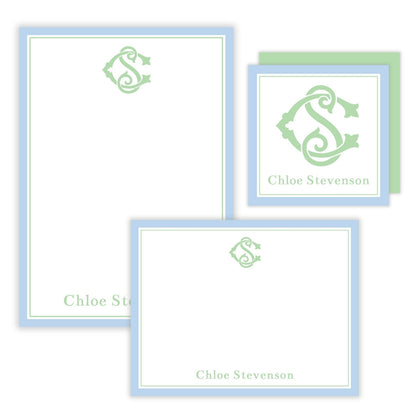 Monogram Chic Personalized Stationery Gift Set (Custom Bundle)