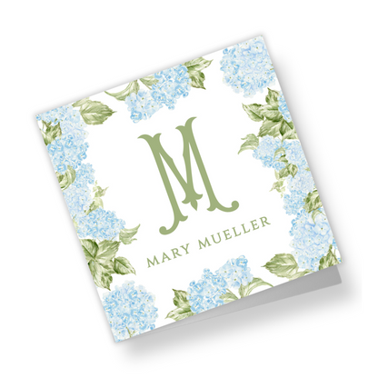Holly's Hydrangeas Personalized Folded Gift Tags with Envelopes
