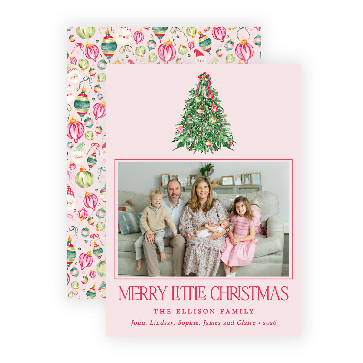 Christmas Photo Card - Very Merry Christmas 5