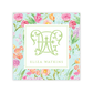 Genevieve's Garden Frame Monogram Gift Tag (Mint)