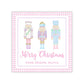Holiday Gift Tags or Stickers for Kids - Nutcrackers (Pink)