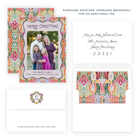 Christmas Photo Card - Sugar Plum