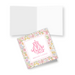 Festive Ditsy Floral Personalized Folded Gift Tags with Envelopes