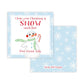 Holiday Gift Tags or Stickers for Kids - Snow Much Fun (Blue)