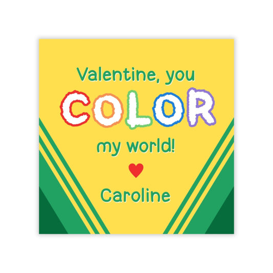 Crayon Box Valentine