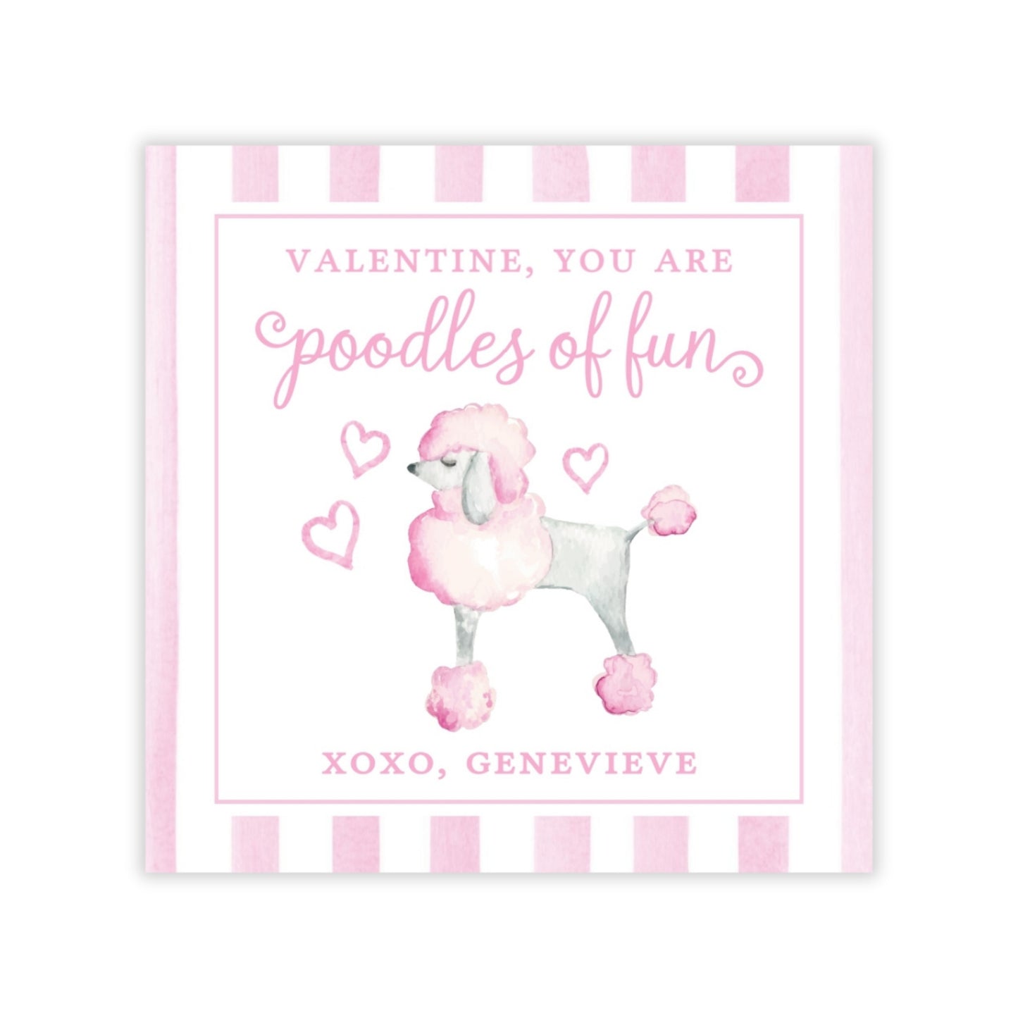 Poodle Valentine