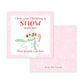 Holiday Gift Tags or Stickers for Kids - Snow Much Fun (Pink)