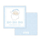 Holiday Gift Tags or Stickers for Kids - Santa (Blue)