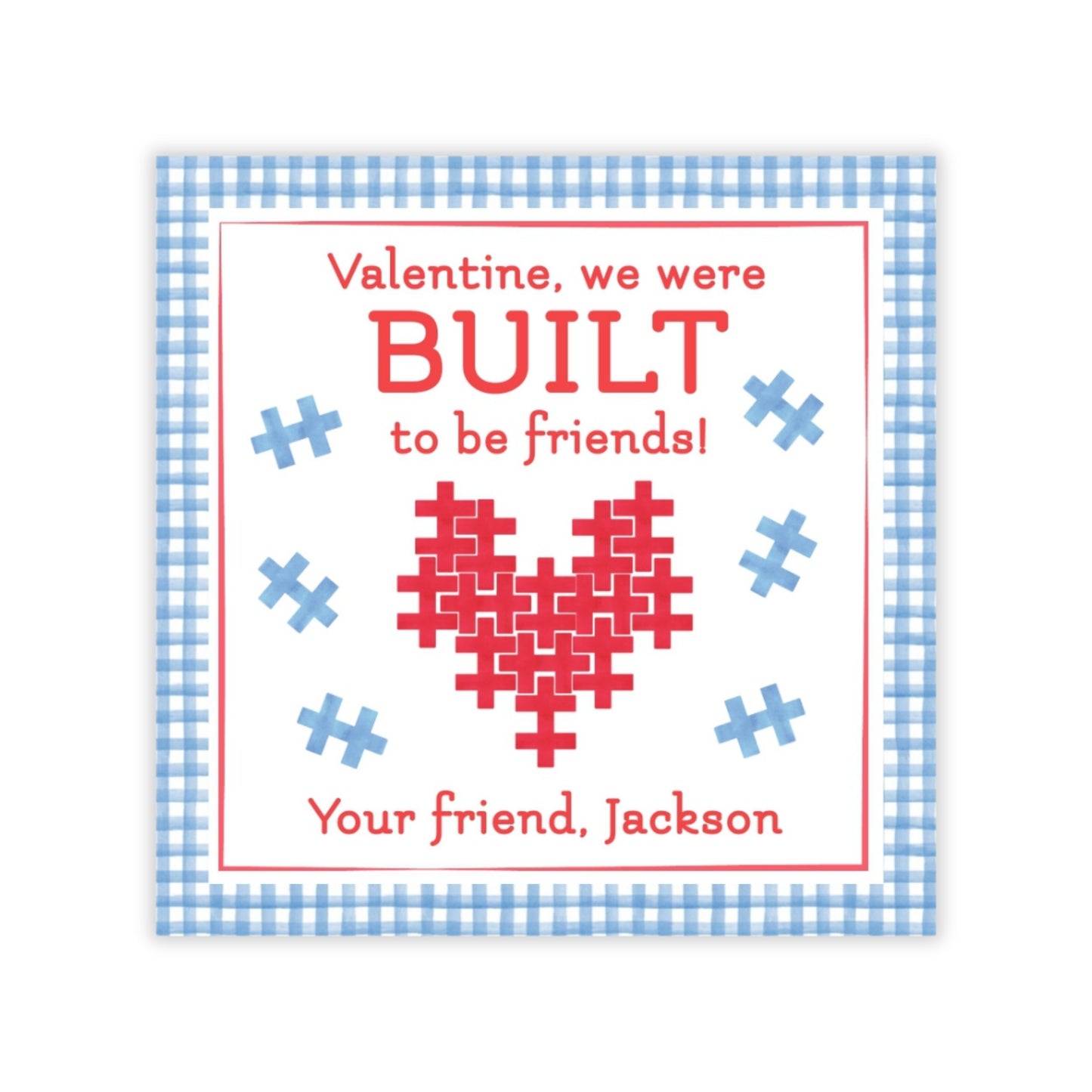 Plus Plus Valentine (Blue)