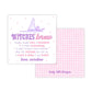 Kids Halloween Tags or Stickers - Witches Brew Bubbles (Pink)