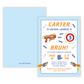Foam Dart Gun Birthday Invitations